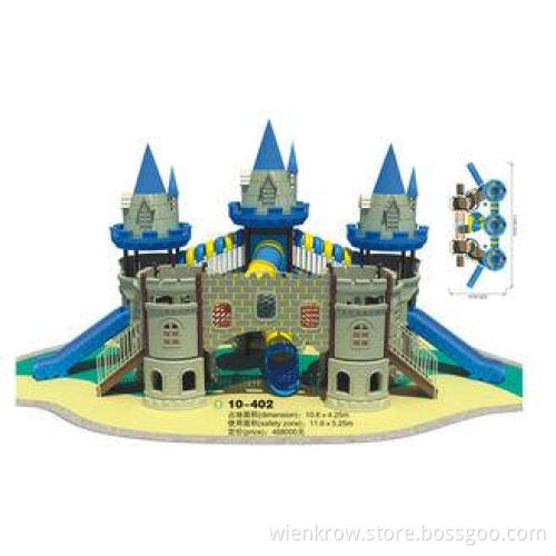 Recreation Slide Equipment Solid Anti-UV Kids Castle Playgr